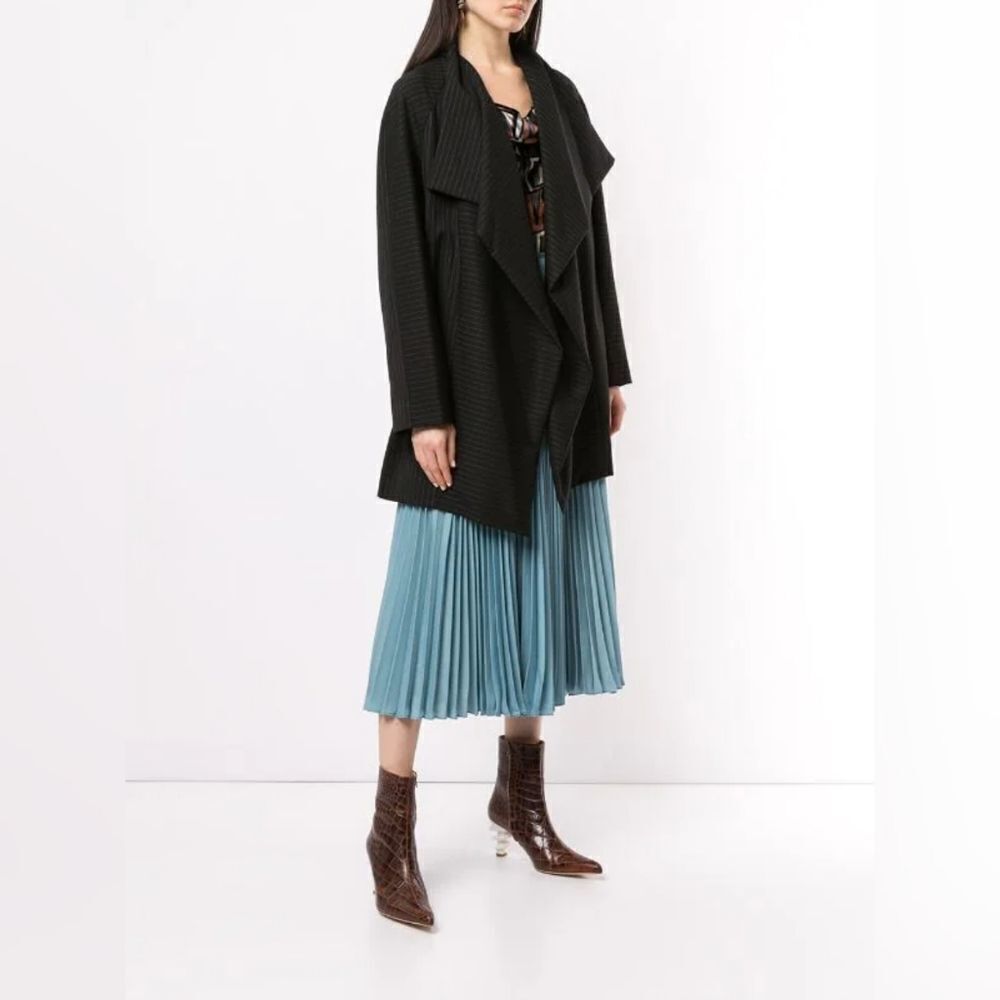 Antonio Marras side ruffle navy blazer size 6(42) BNWT